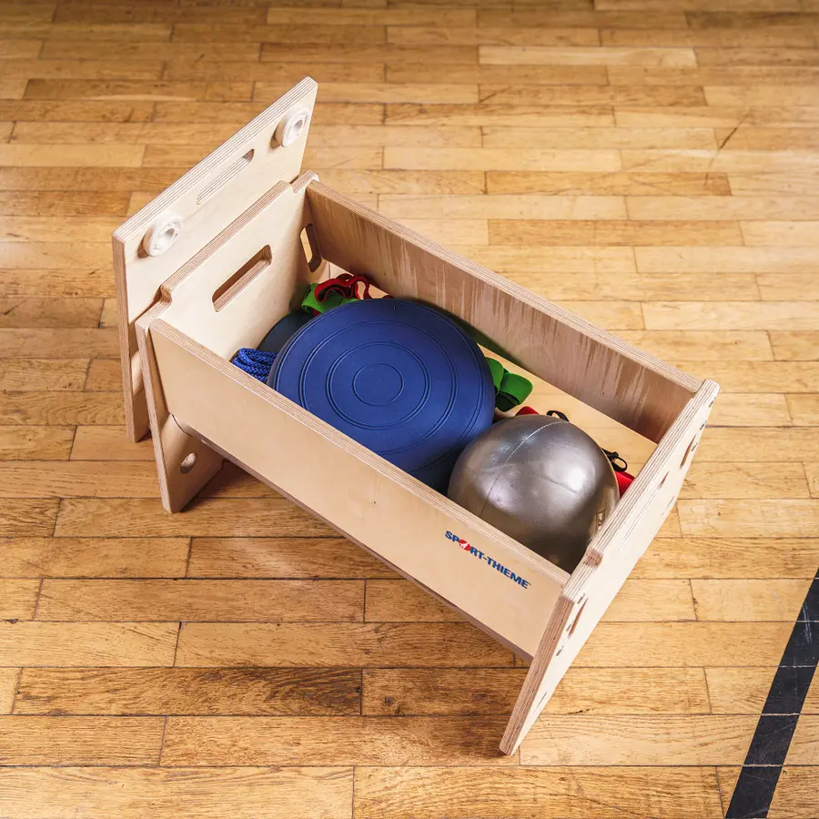 Movebox | Med 14 st träningsprodukter Pall med Träningsutrustning 