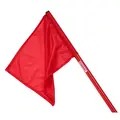 Domarflagga Polanik Flagga f&#246;r friidrottst&#228;vlingar R&#246;d