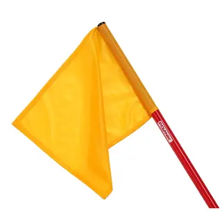 Domarflagga Polanik Flagga f&#246;r friidrottst&#228;vlingar Gul