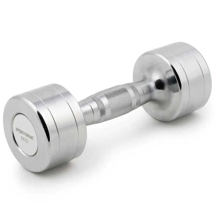 Hantel Sport-Thieme Krom 5 kg 1 st hantel i krom 