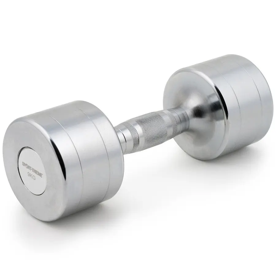 Manual Sport-Thieme Krom 9 kg 1 stk. dumbbell 