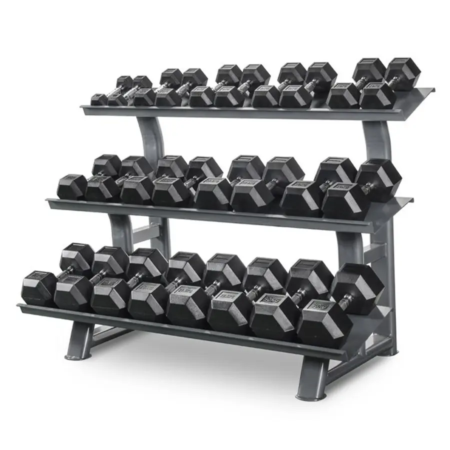 Manualstativ med 13 par manualer 2-30 kg Stativ for manualer | Hantler 