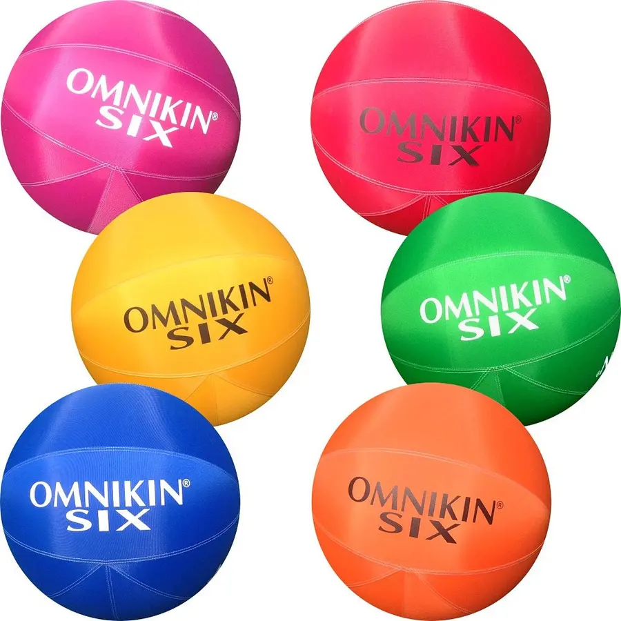 SIX-BALL 6 pack 6 olika färger | Innerblåsa stor öppning 