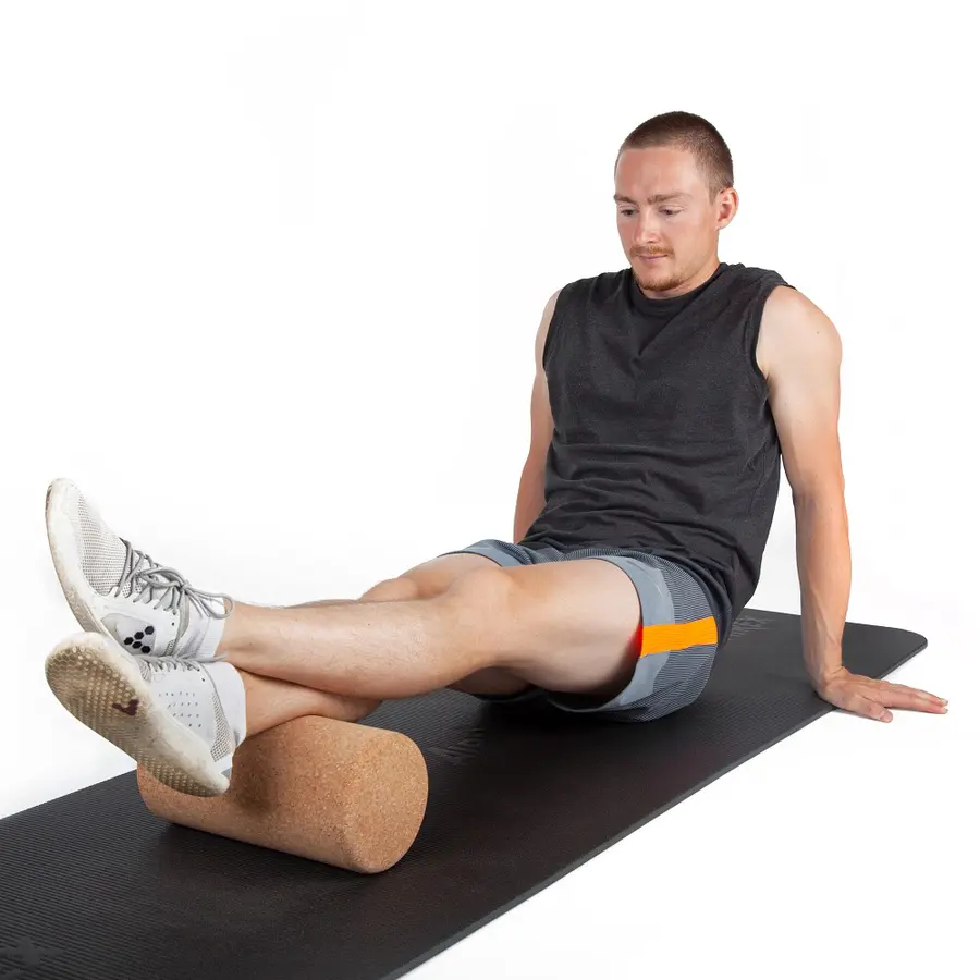 Yogarulle i kork  30x10 cm Fasciarulle 