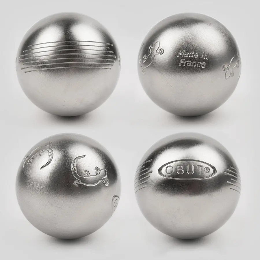 Bouleset med trälåda Pétanque 
