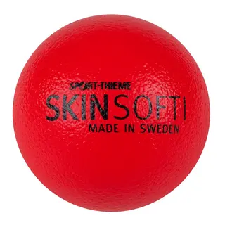 Skumboll f&#246;r lek och spel | Sp&#246;kboll 16 cm | 83 gram | R&#246;d