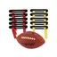 Flaggfotboll set 2x5 b&#228;lten + boll
