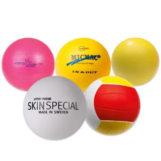 Volleybollset Softplay 5 st volleybollar i olika material