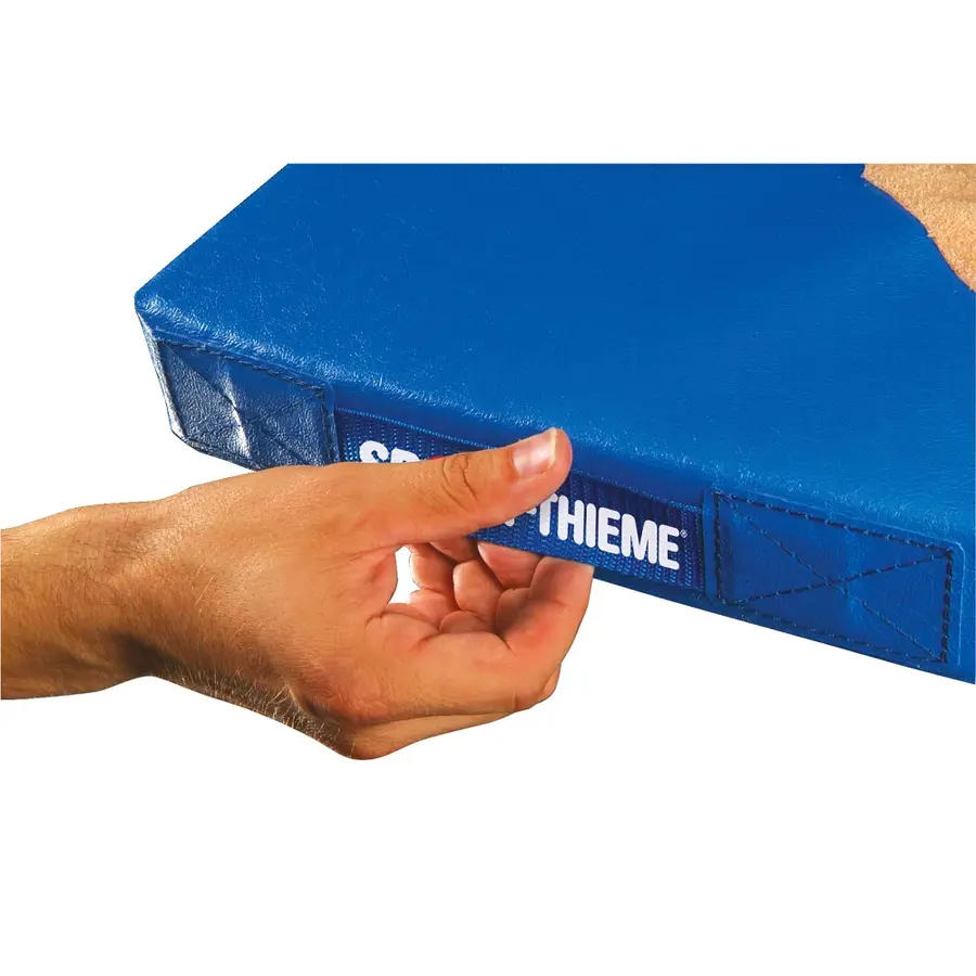 Gymnastikmatta Super Bas Blå 150x100x8 cm | 14 kg | Nopprad undersida 