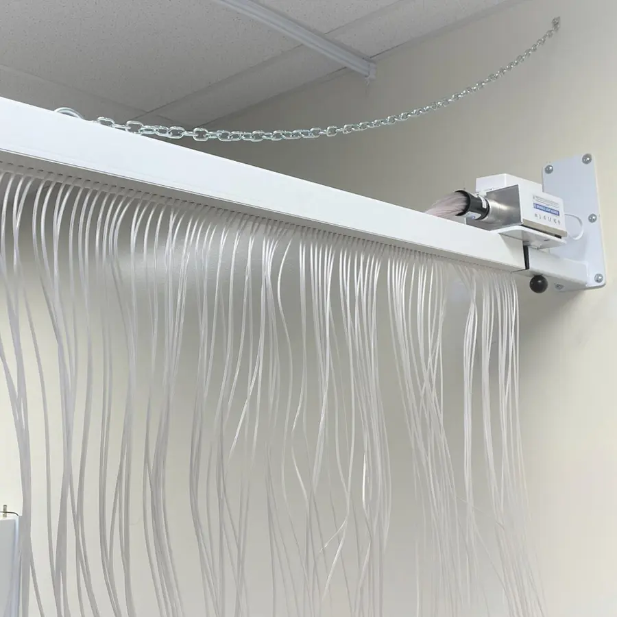 Fiberoptisk gardin Vridbar 90 grader | Ljuskälla ingår 