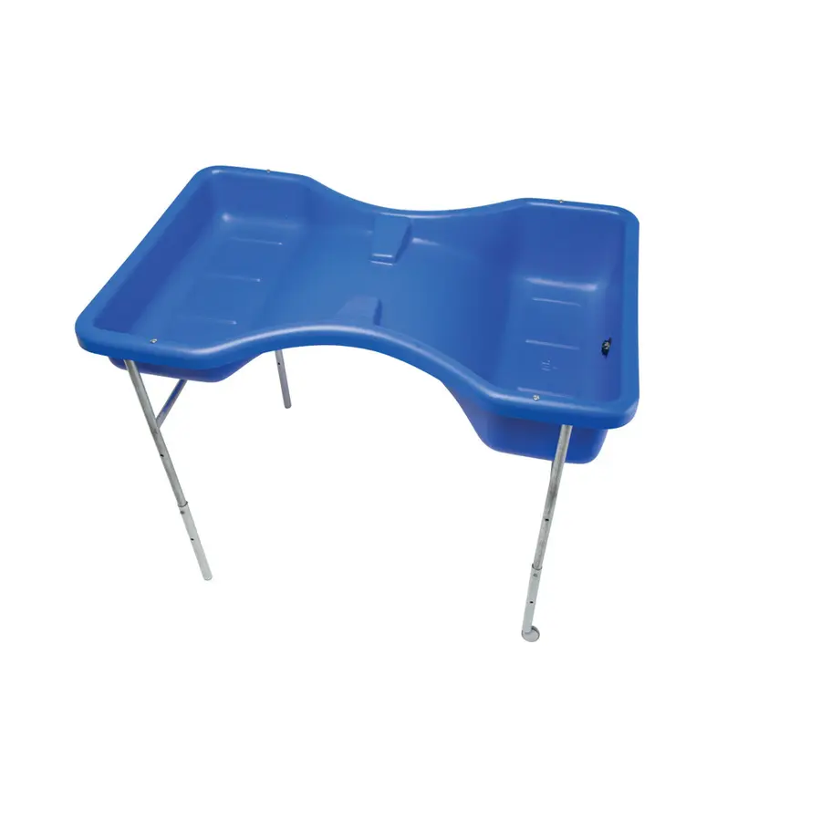 Vatten- och sandbord Justerbar sandlåda med 2 hjul 