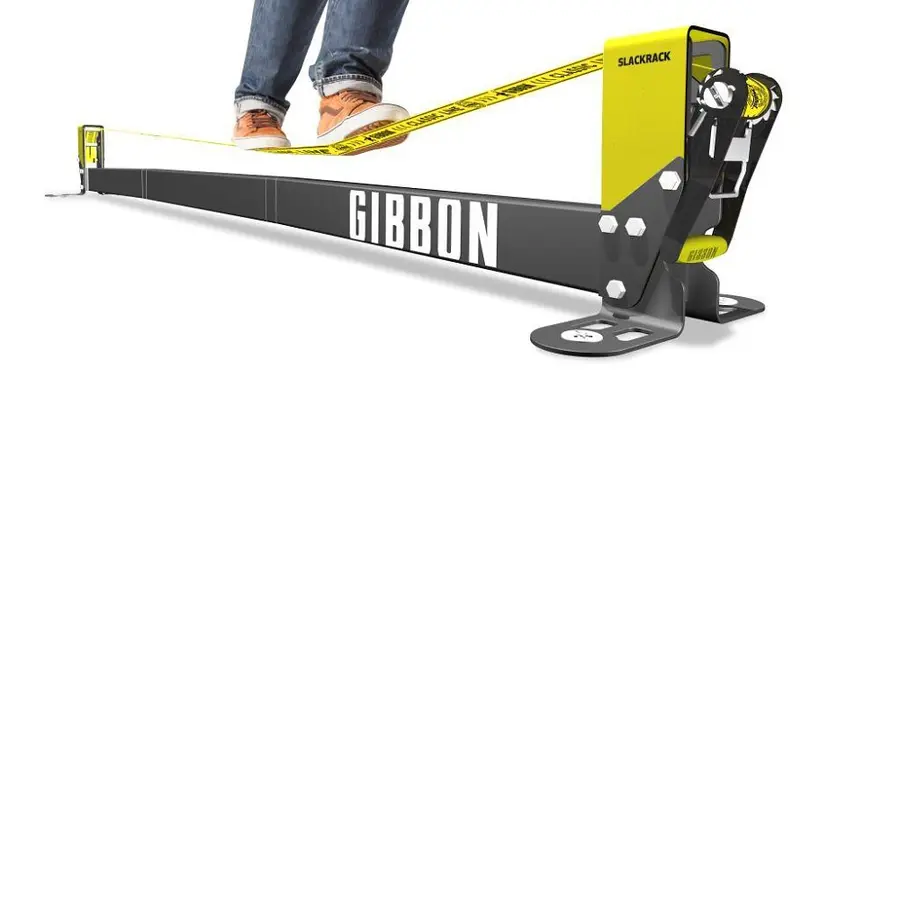 Gibbon Slackline "Slack Rack Classic" Komplett med Gibbon Slackline - L: 4,5 m 