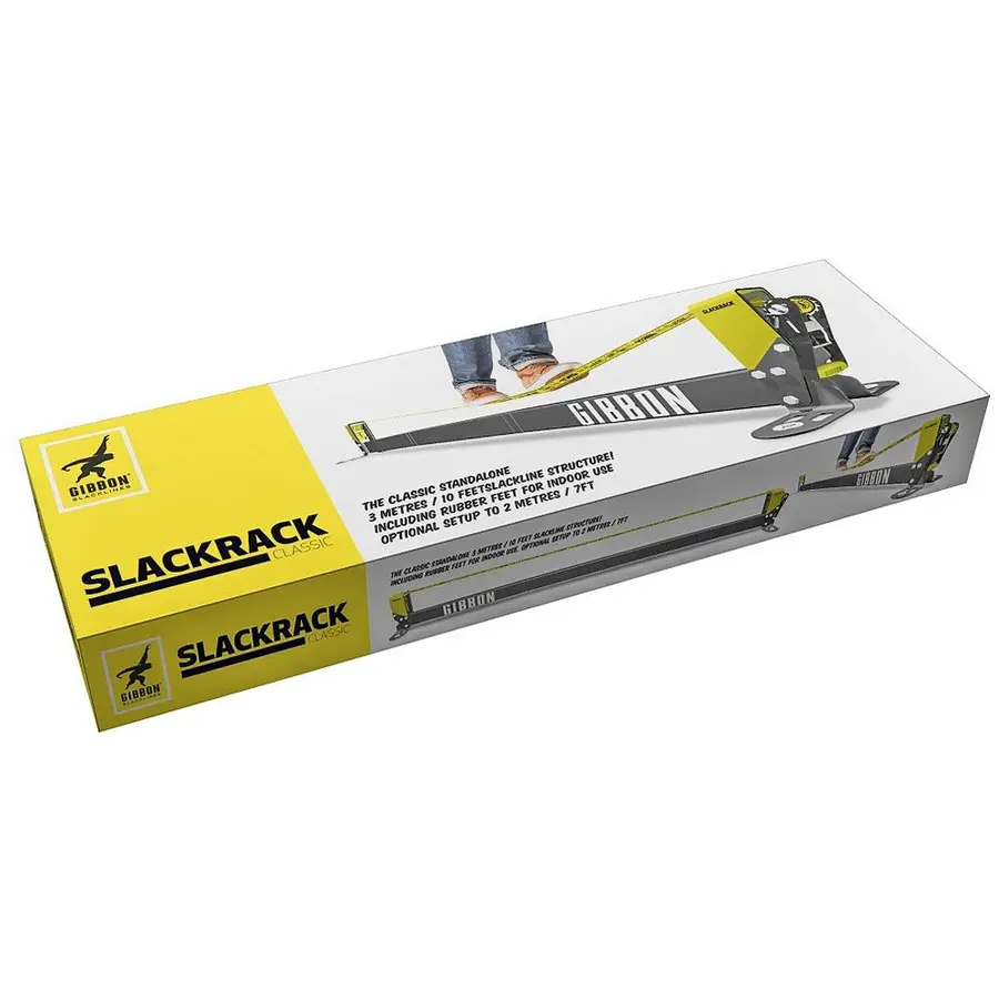 Gibbon Slackline "Slack Rack Classic" Komplett med Gibbon Slackline - L: 4,5 m 