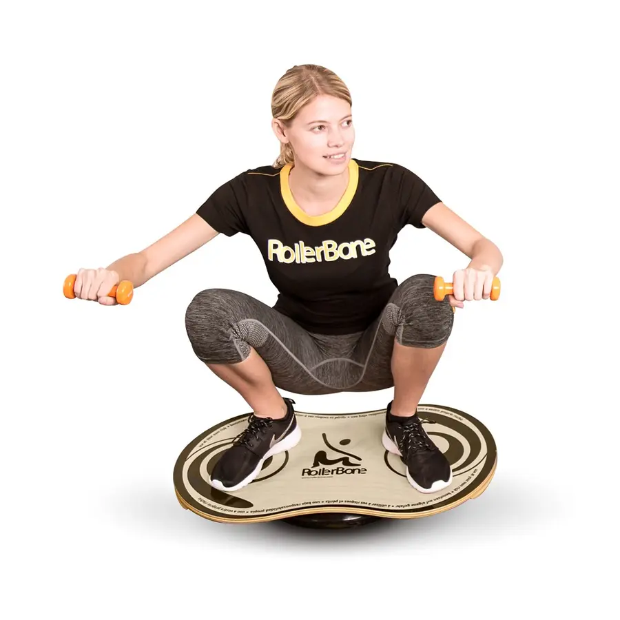 RollerBone 1.0 Classic Set + Softpad Skateboard på rulle | Balansbräda 