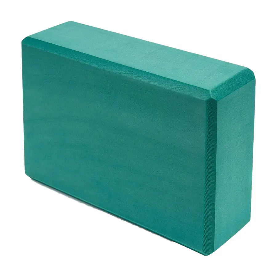 Yogablock i EVA skum | Mjuk 225 x 150 x 75 mm | Grön 