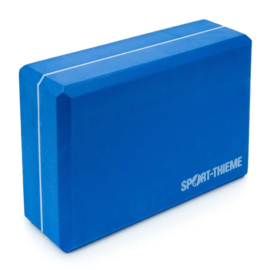 Yogablock i EVA skum | Hård 225 x 150 x 75 mm | Blå 