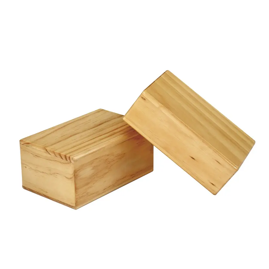 Yoga Block i trä 22,5x15x7,5 cm 