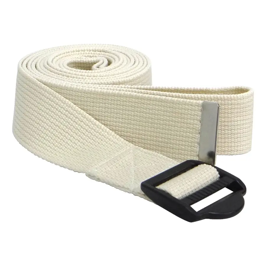Yogabälte Naturfärgat 182 cm | Justerbart 