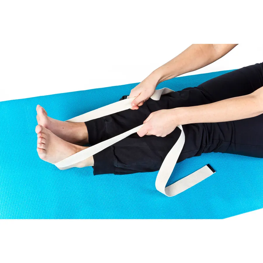 Yogabälte Naturfärgat 182 cm | Justerbart 
