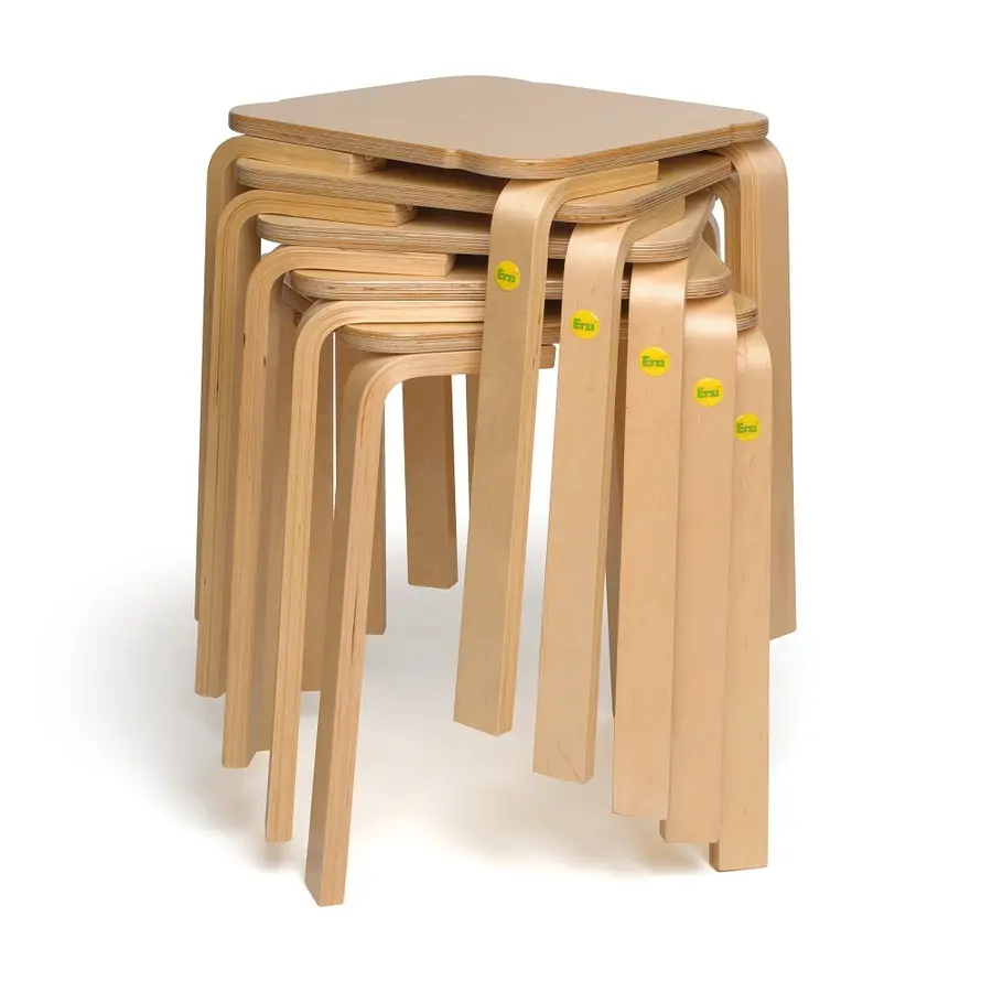 Träpall Erzi 48 cm Tålig gymnastikpall 