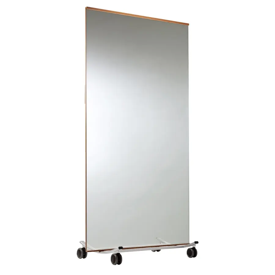 Mobil dansspegel Billy 100 x 180 cm Balettspegel på hjul 