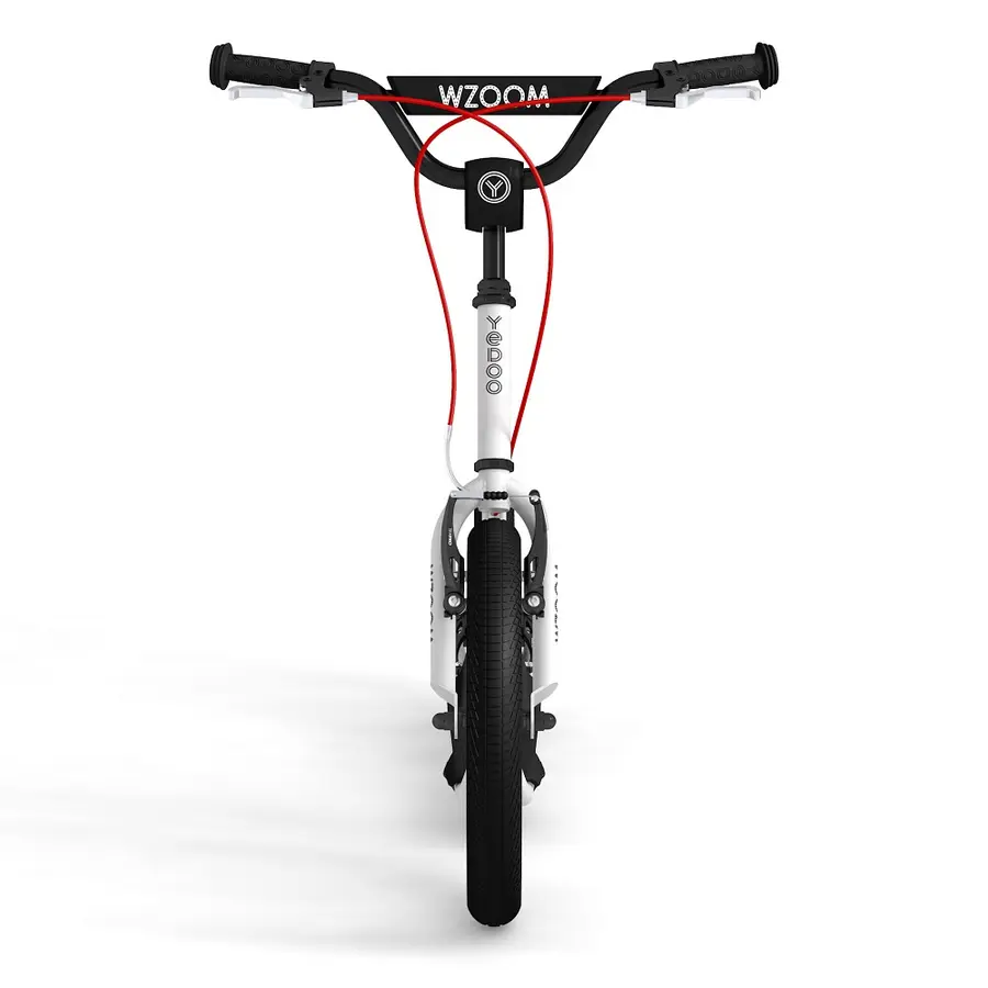 Yedoo Wzoom New Sparkcykel Vit Kickbike med stora hjul 
