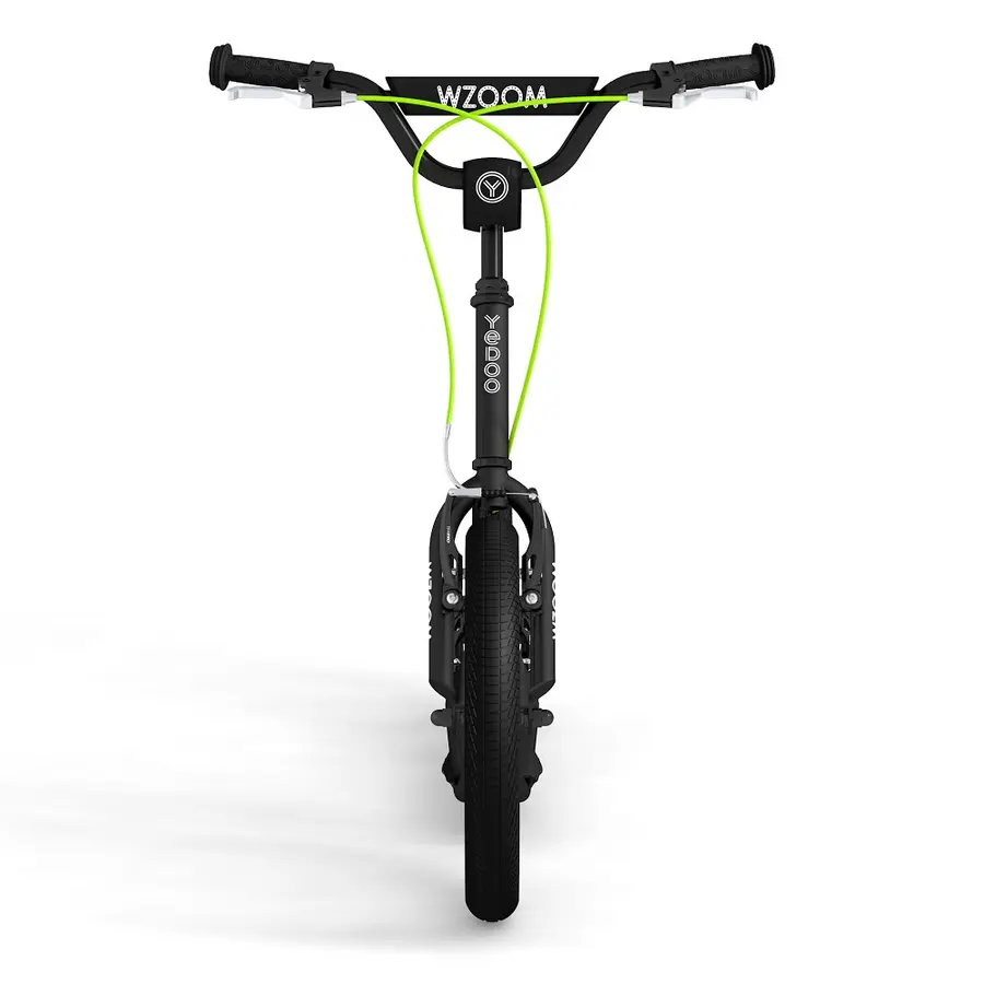 Yedoo Wzoom New Sparkcykel Svart Kickbike med stora hjul 