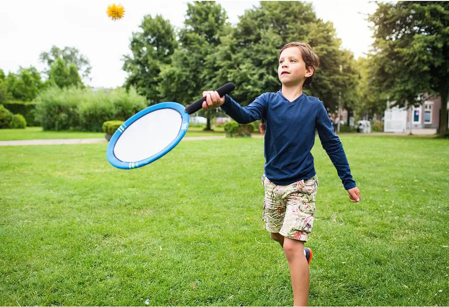 BS® "Bounce Tennis" Racketspel Stora rack med mjuk boll 
