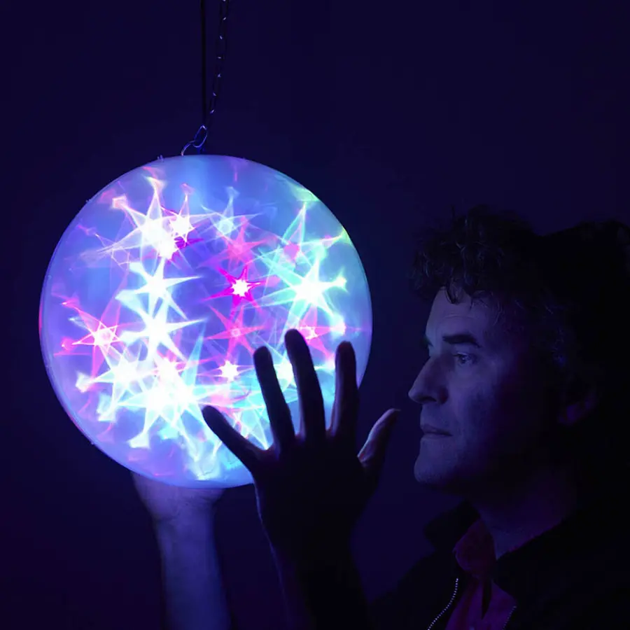 Spangalorb Glob Blinkande måne 
