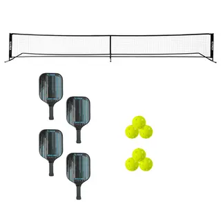 Pickleball set | 4 spelare Pickelbollset| 1 n&#228;t | 4 rack | 6 bollar