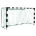 Håndballmål 300x160cm svart/sølv 1 stk | foldbare nettbøyler m/nett