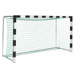 Handbollsm&#229;l | Kort plan| 300x160cm 1 st | Vikbara n&#228;tbyglar med n&#228;t | Svart