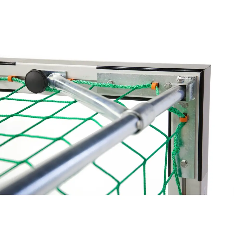 Handbollsmål | Kort plan| 300x160cm 1 st | Vikbara nätbyglar med nät | Svart 
