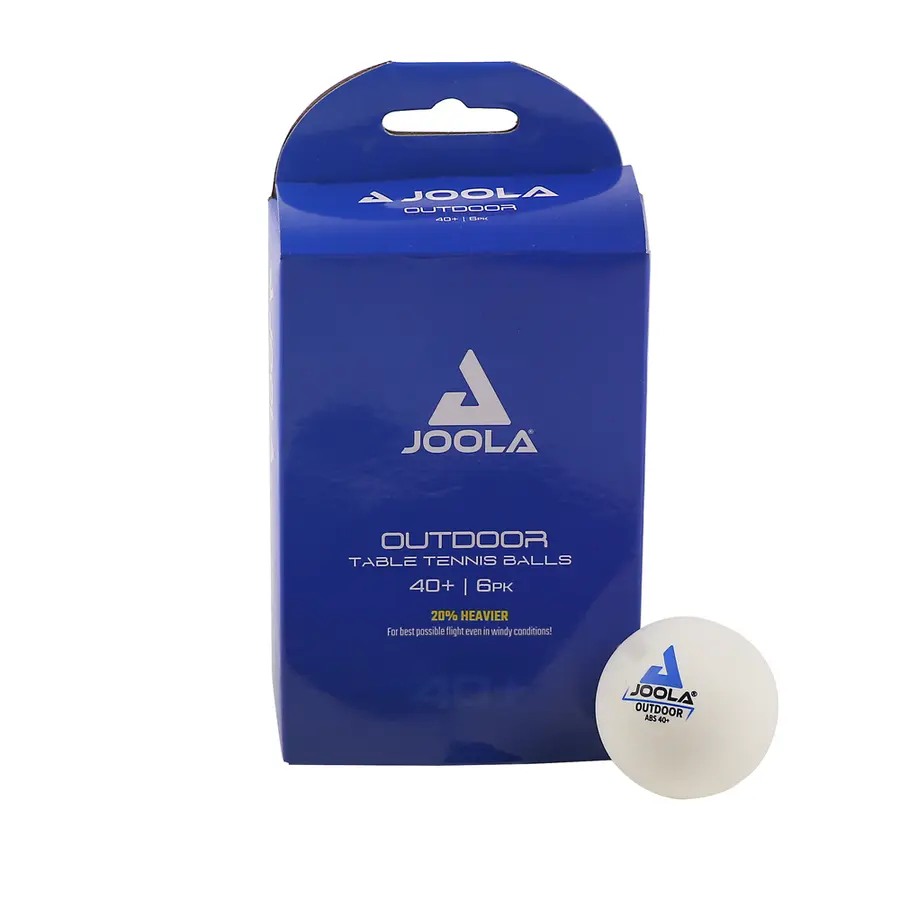 Bordtennisboll för utomhusspel 6 st. Utomhusbordtennisbollar | Joola Outdoor 