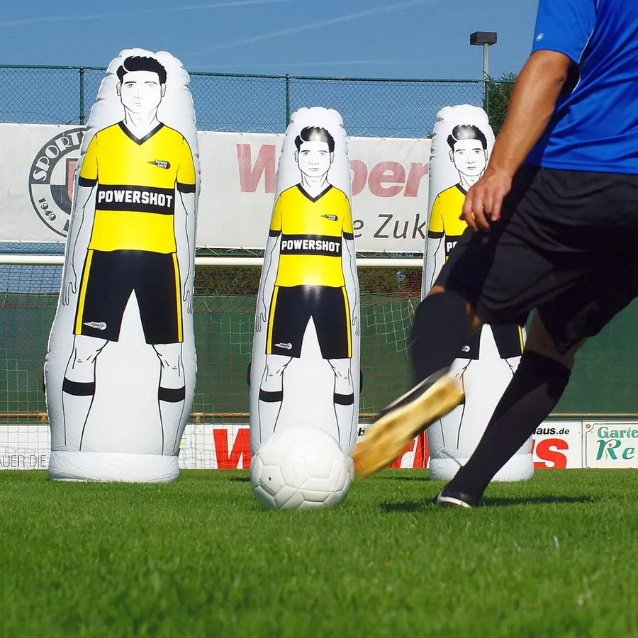 Power Shot Air Dummy 205cm Frisparksdocka Uppblåsbar frisparkfigur 