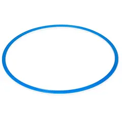Koordinationsring 70 cm | 1 st Platt ring för aktivitet | Blå