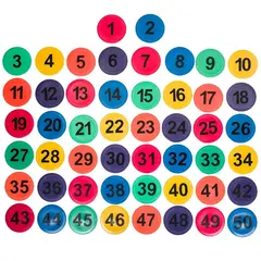 Floor Markers Numbers 1-50