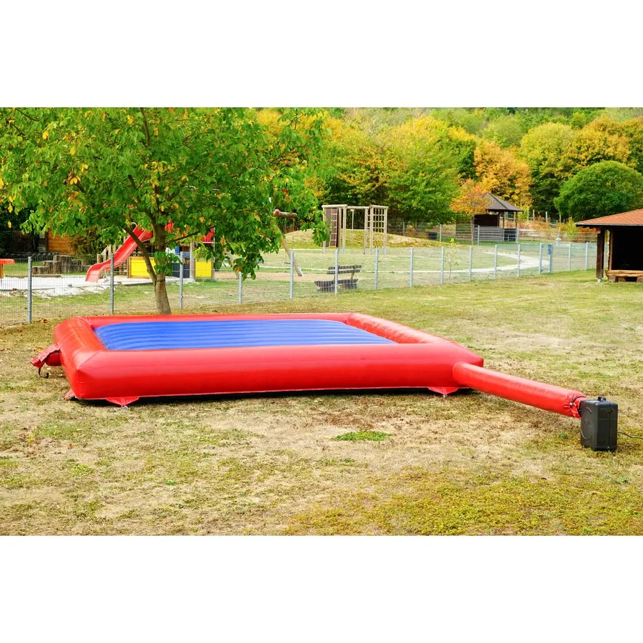Airtramp 6x6 m Stor luftfylld hoppmatta 