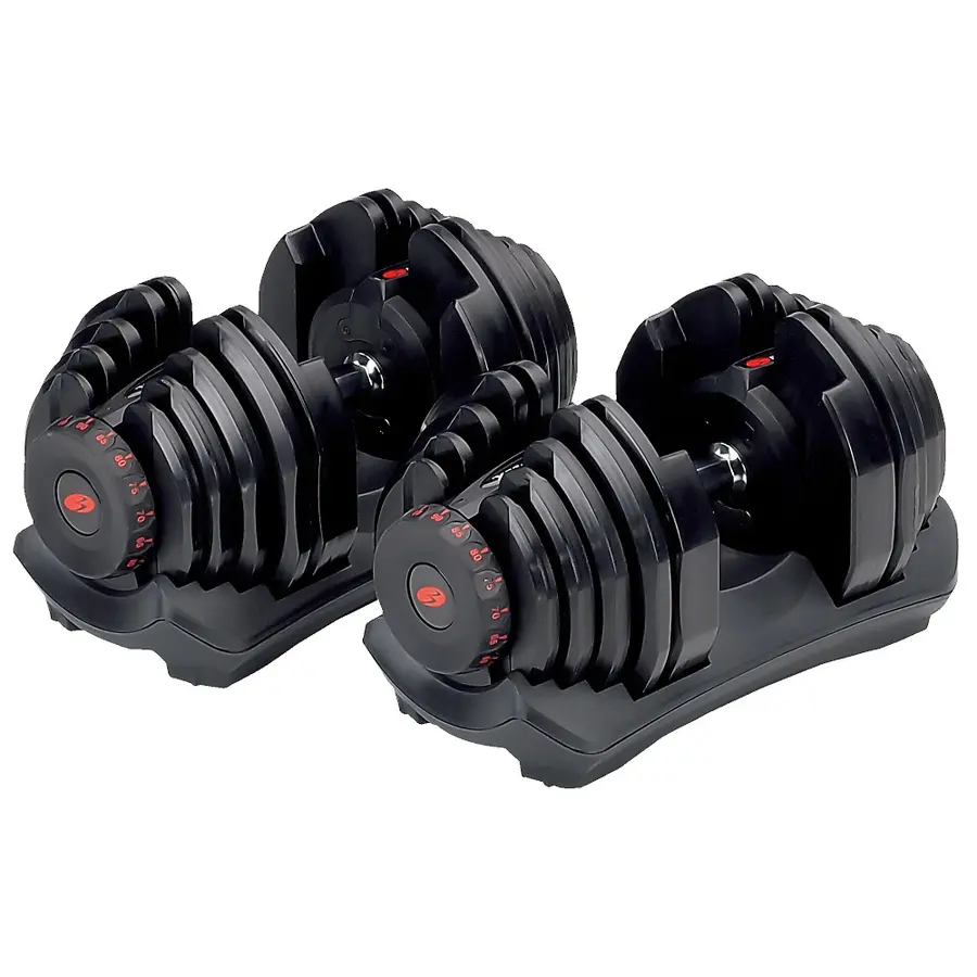 Bowflex Selecttech Dumbbells 4-41 kg Justerbar hantel | 17 viktnivåer 