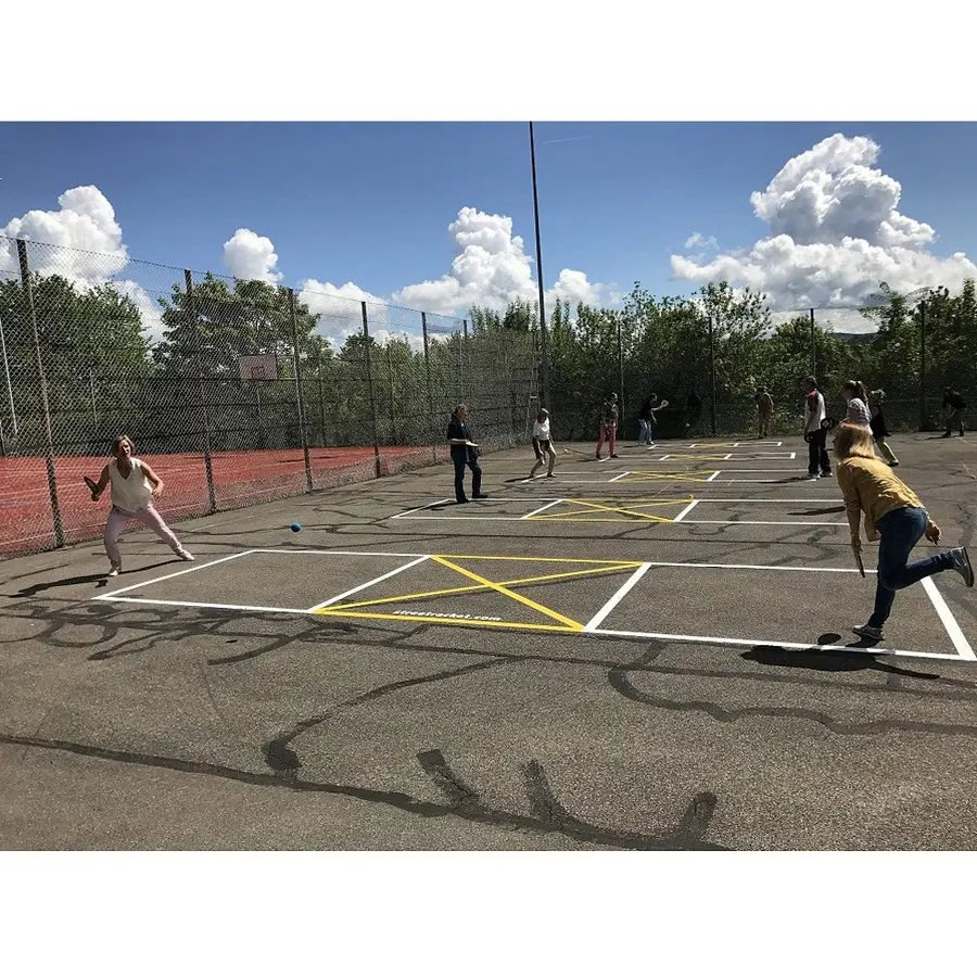 Streetracket set Klassuppsättning 24 racket | 24 bollar | häfte | väska 
