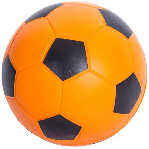 Softboll i PE-skum - Orange/Svart Fotboll i vattent&#228;t PE-skum | 20 cm