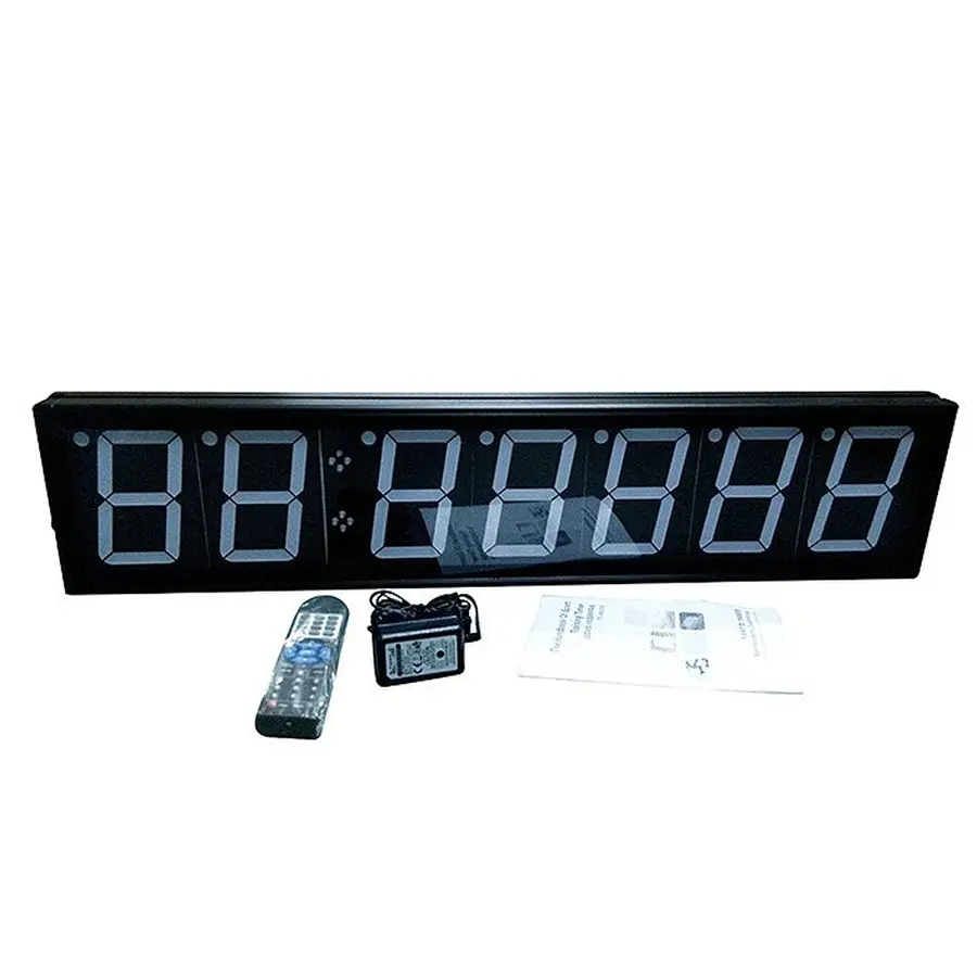 LED Intervall Timer Väggmonterad intervallklocka 