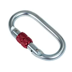 Edelrid HMS Screw Karbin med skruvl&#229;s f&#246;r kl&#228;ttring