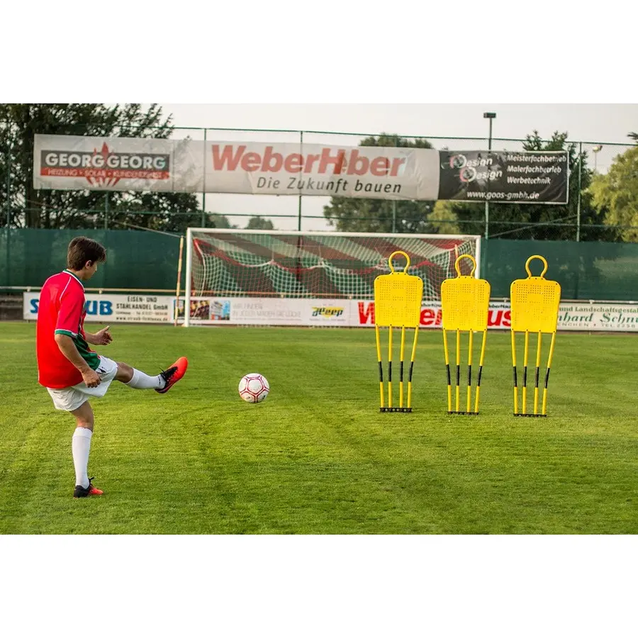Frisparkfigur Power Shot med fjädring Fotbollsdummies Set med 3 st. 