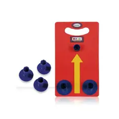 Launch Pad Snag Golf Gummiplatta med  peggar