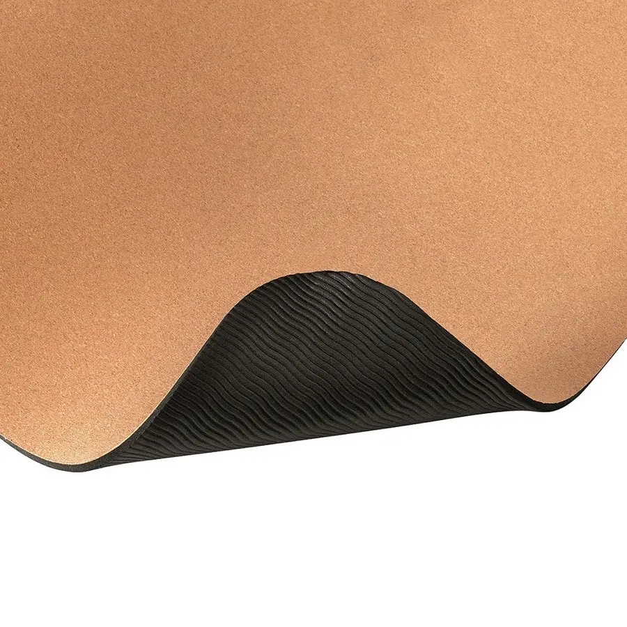 Yogamatta Kork med bärrem 183 x 61 x 0,6 cm 