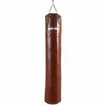 Boxningss&#228;ck i l&#228;der | 180x35 cm | 60 kg Sands&#228;ck med kedja och svirvel