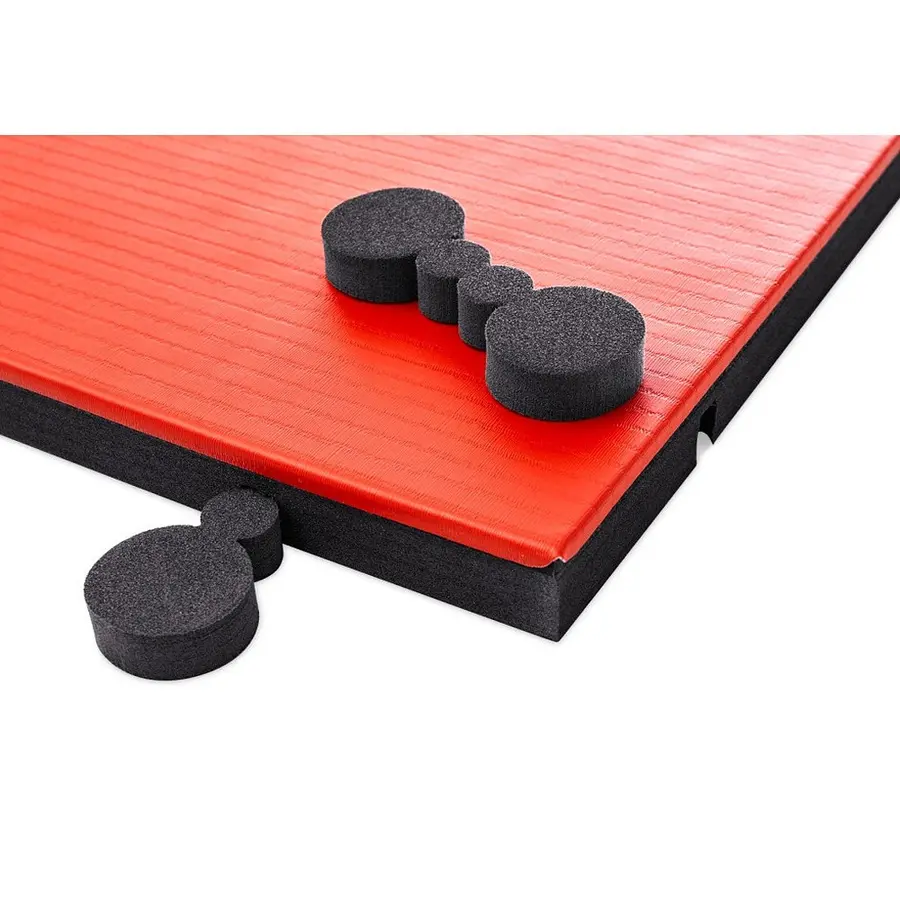 Kampsportsmatta 200x100x5 cm I-TIS Trocellen | ProGame | Judomatta | Röd 