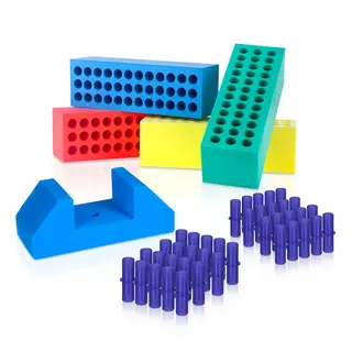 Skumhinderset MiniBlockX 20 skumklossar inkl. f&#246;tter &amp; kopplingar