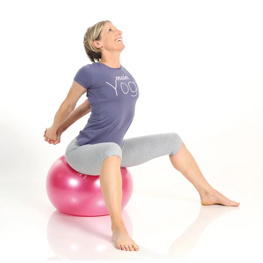 Togu Redondo Yogaboll 42 cm | 500 g | Rubinröd 